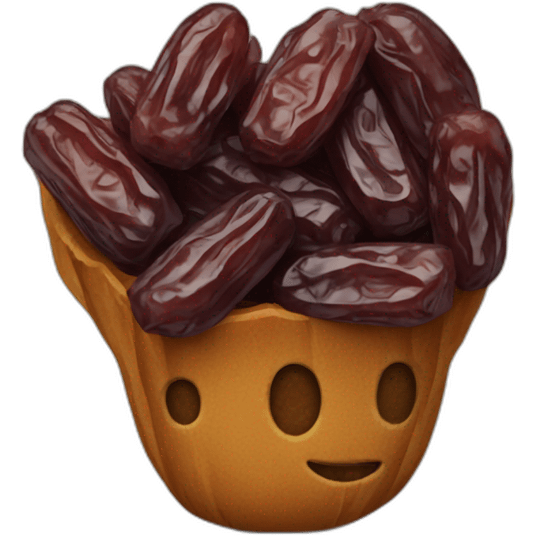 dried date emoji