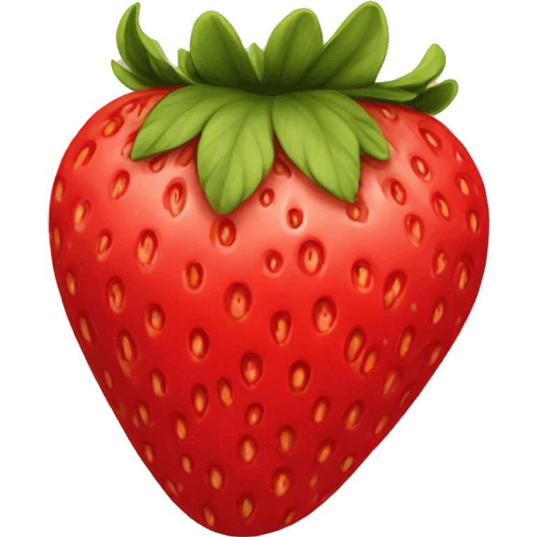 round strawberry emoji