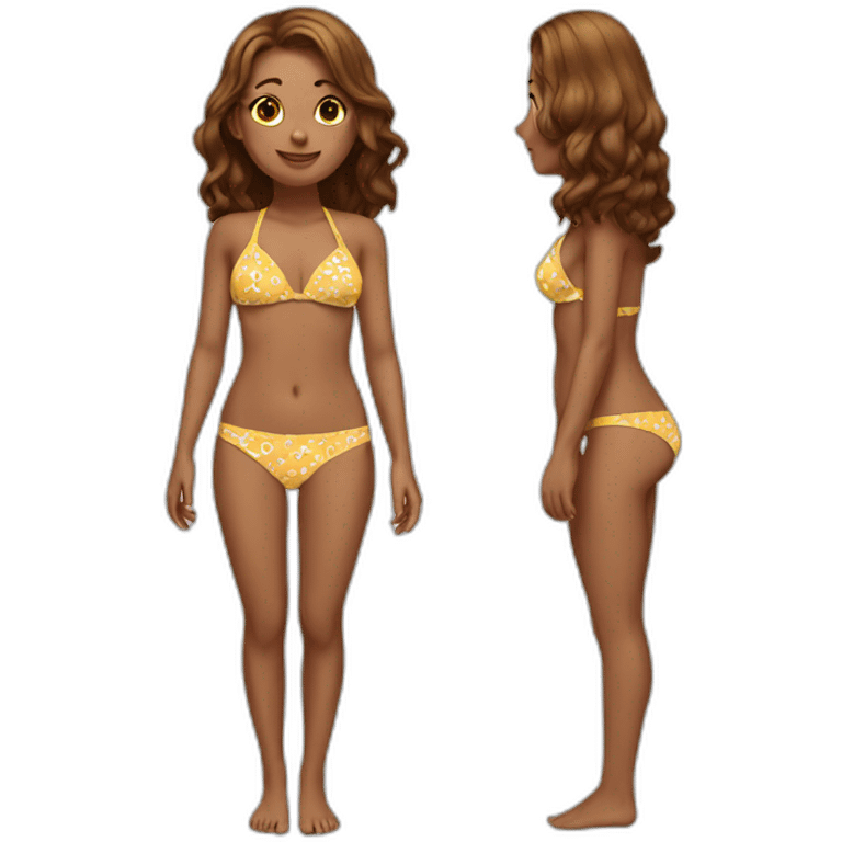 Girl bikini emoji