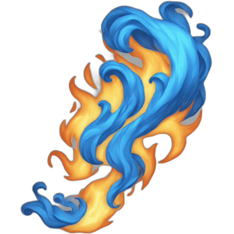 blue fire emoji