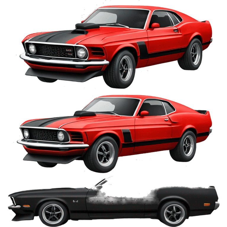 Red mustang mach 1 emoji