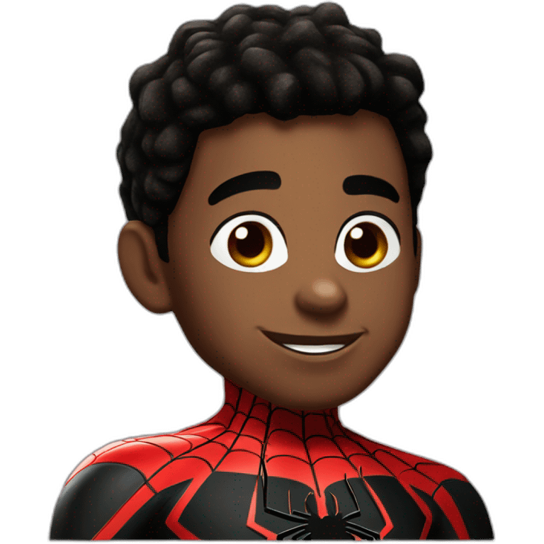 Spiderman miles morales emoji