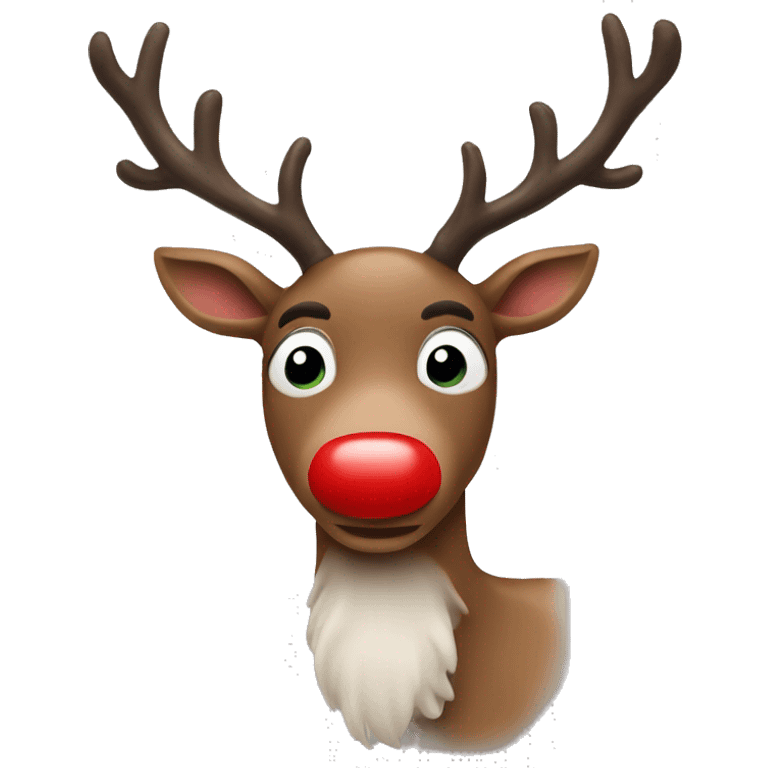 Red Nosed Reindeer emoji