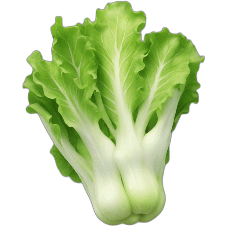 Lettuce With Praying Hands Pale Skin emoji