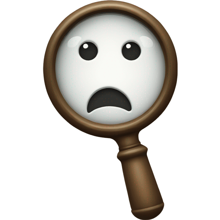 magnifying glass emoji