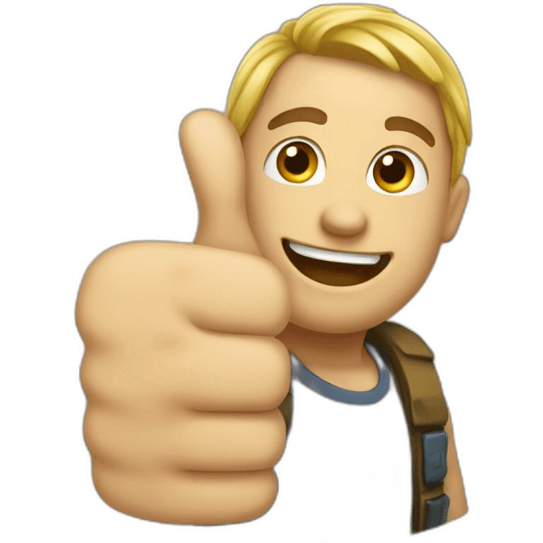 tesak thumbs up emoji