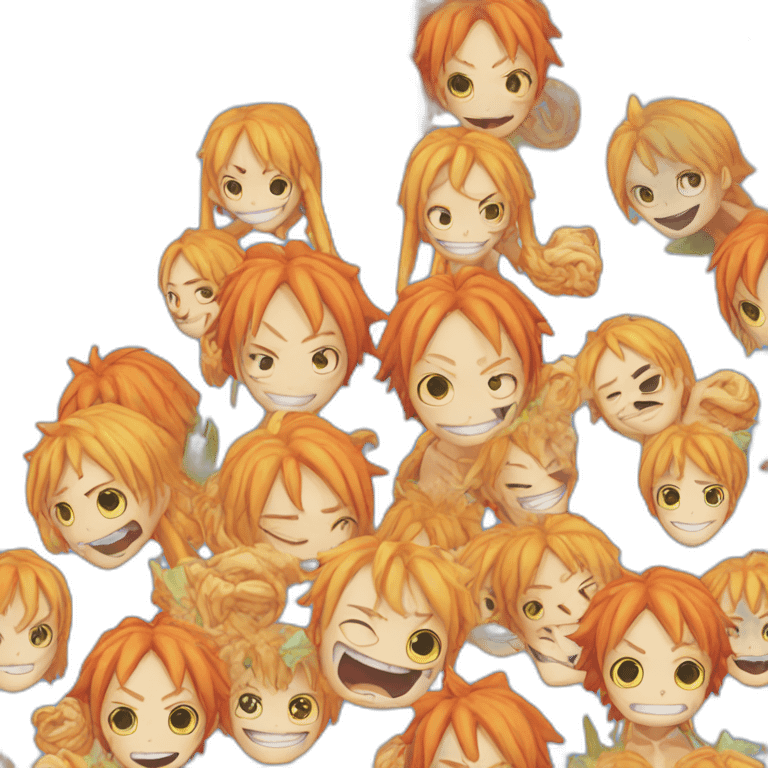 Nami from one piece emoji