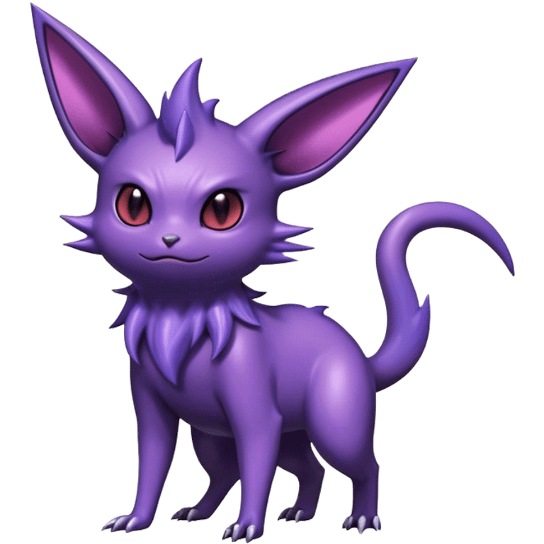 Shiny Dark Noibat-Espeon-Gengar-Nidorino-fusion-hybrid full body emoji