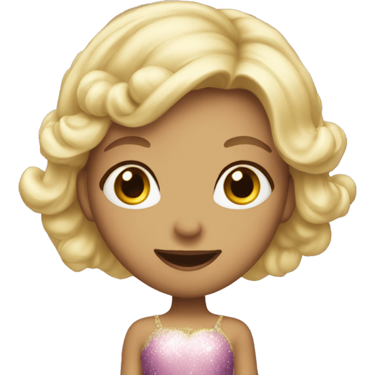 Sugarplum fairy with blonde hair emoji