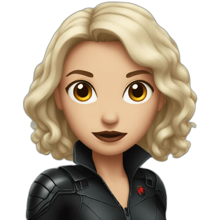 black widow emoji