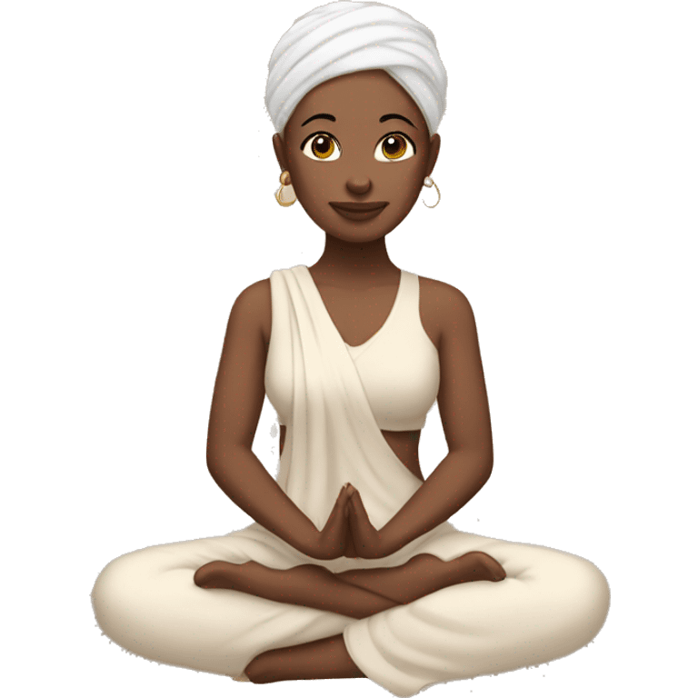 Namaste in skin colour by emoji