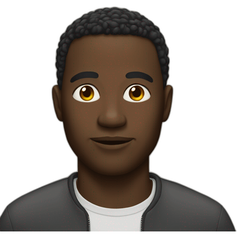 black man emoji