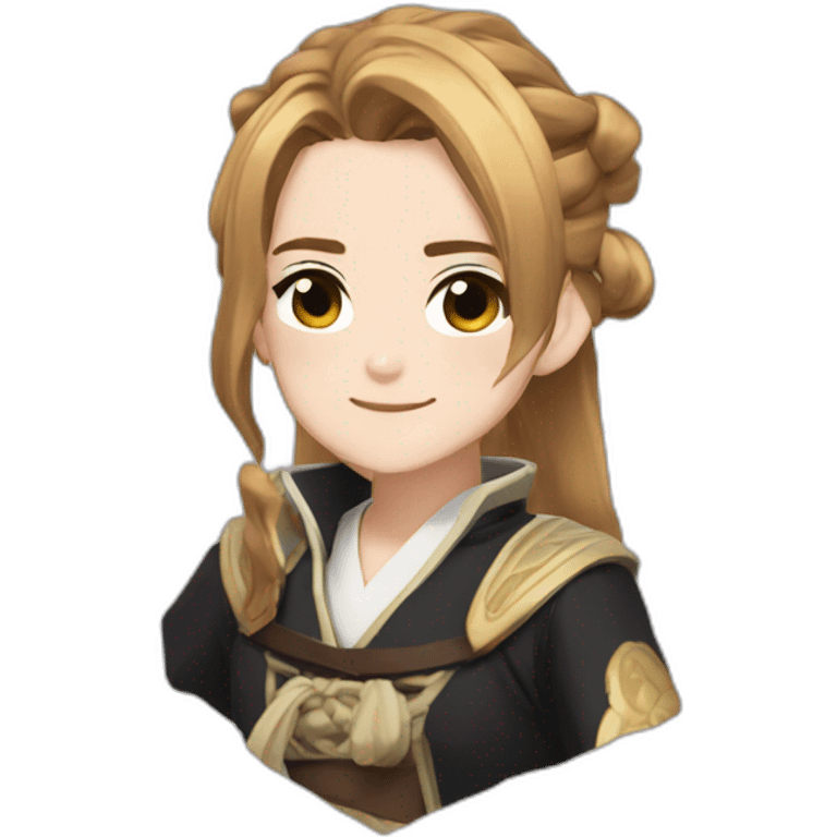 Emma Watson As Shinhei from Genshin Impact emoji