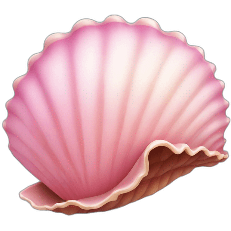 pink cute sea shell emoji