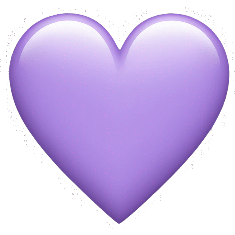 Light purple heart emoji