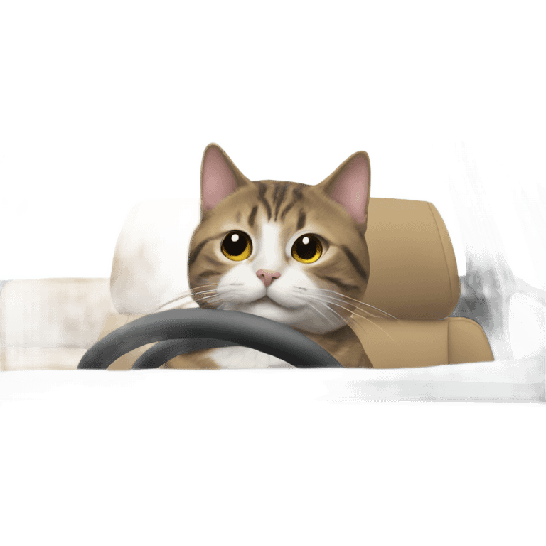 cat in car emoji