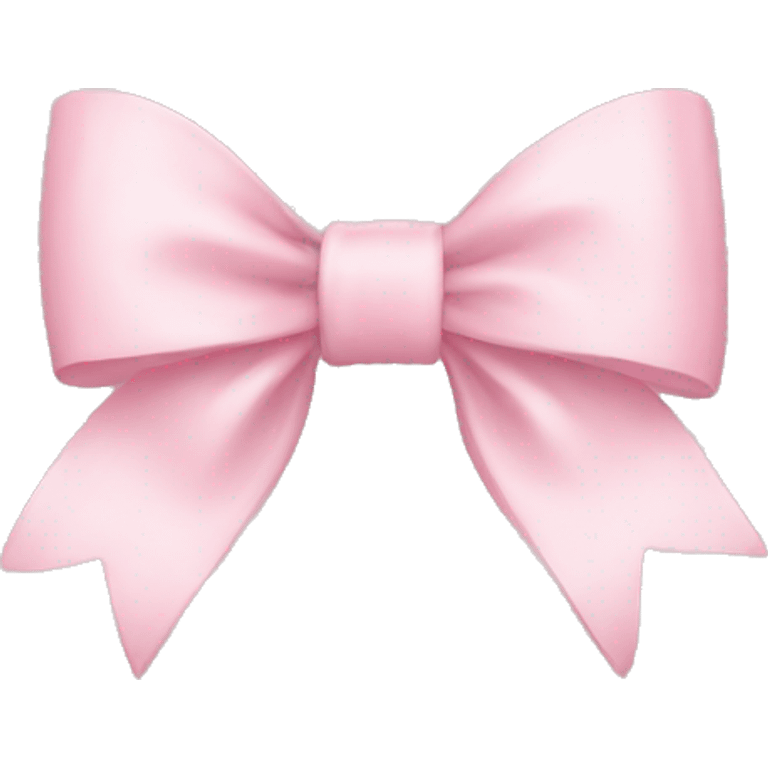 Light pink bows emoji