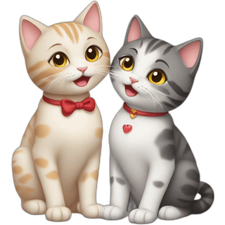 cats in love emoji