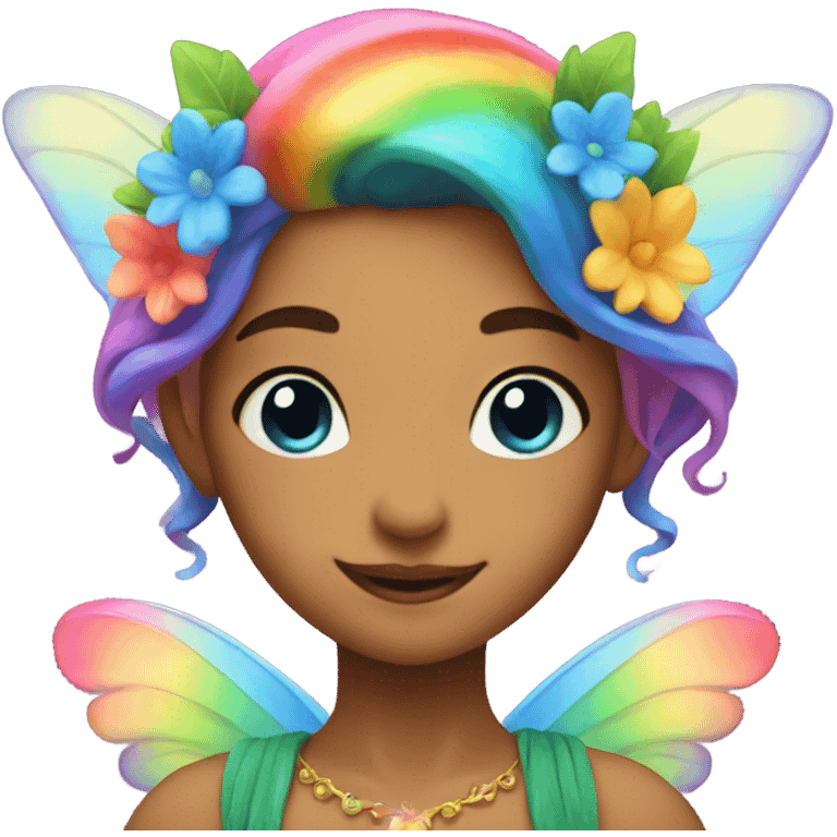 rainbow fairy emoji