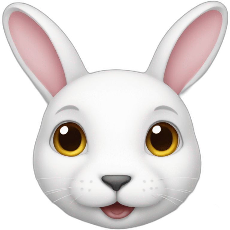 White rabbit emoji