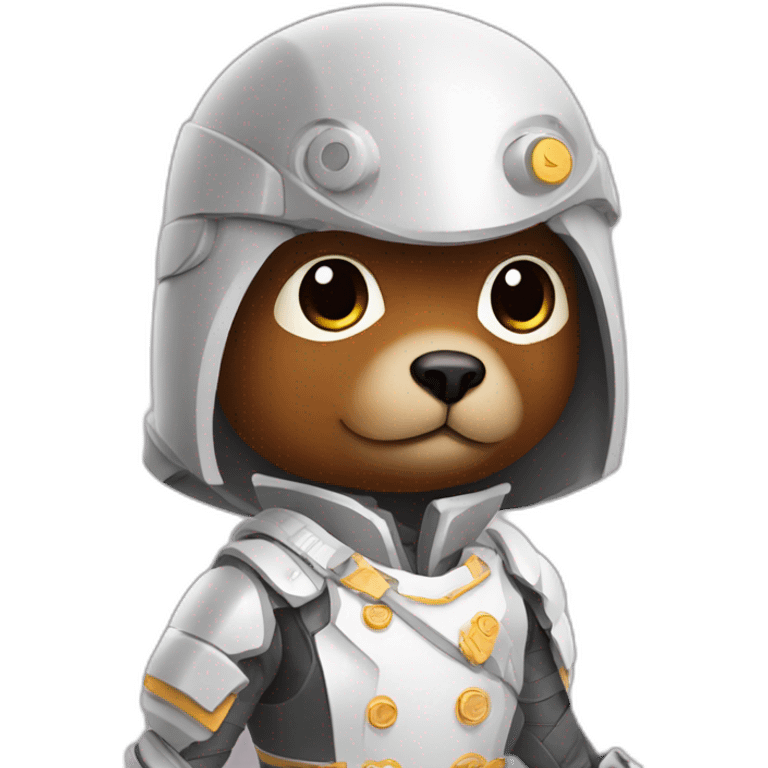 Super cyborg beaver ninja wedding emoji