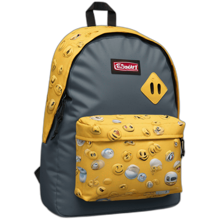 Un sac à dos Eastpak emoji