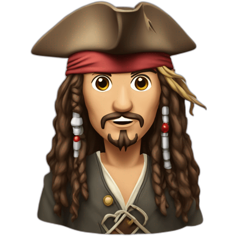 jack sparrow on computer emoji