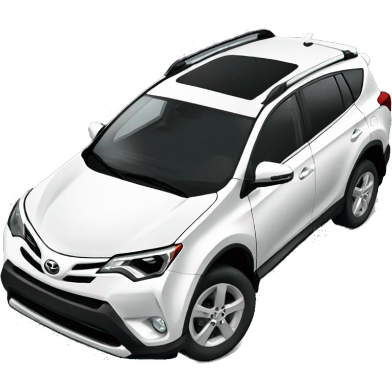 white toyota rav4 emoji