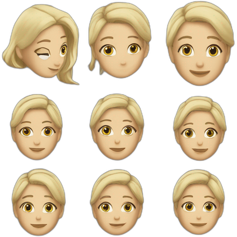 Marine Le Pen politique emoji