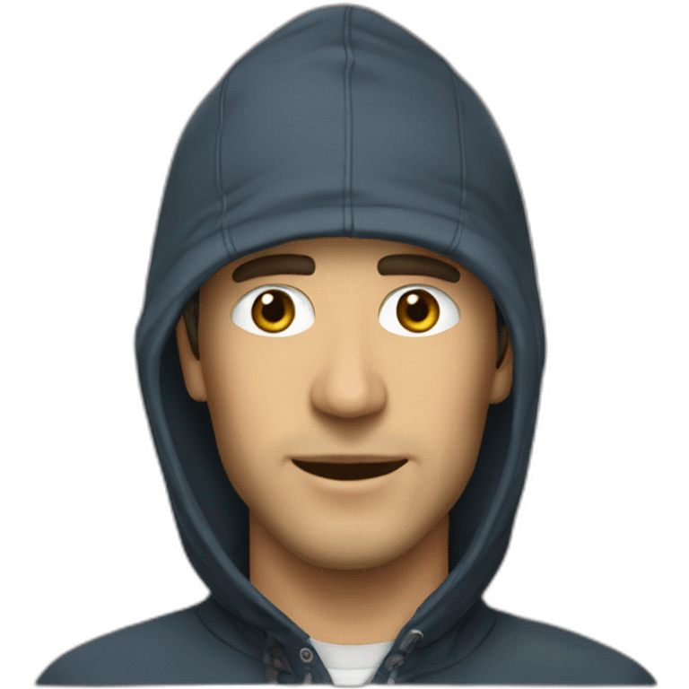 cagoule avec marquer kerchak emoji