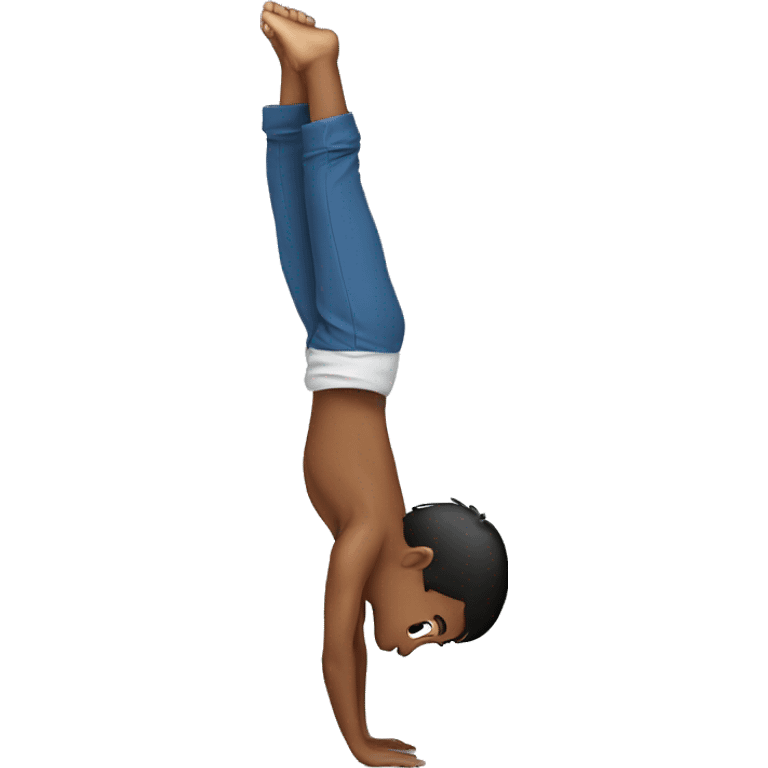 boy handstand emoji