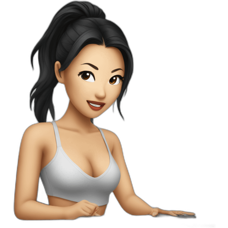 asa-akira-at-work emoji