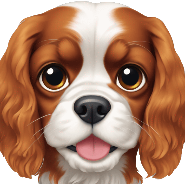 Cavalier king charles tricolore emoji