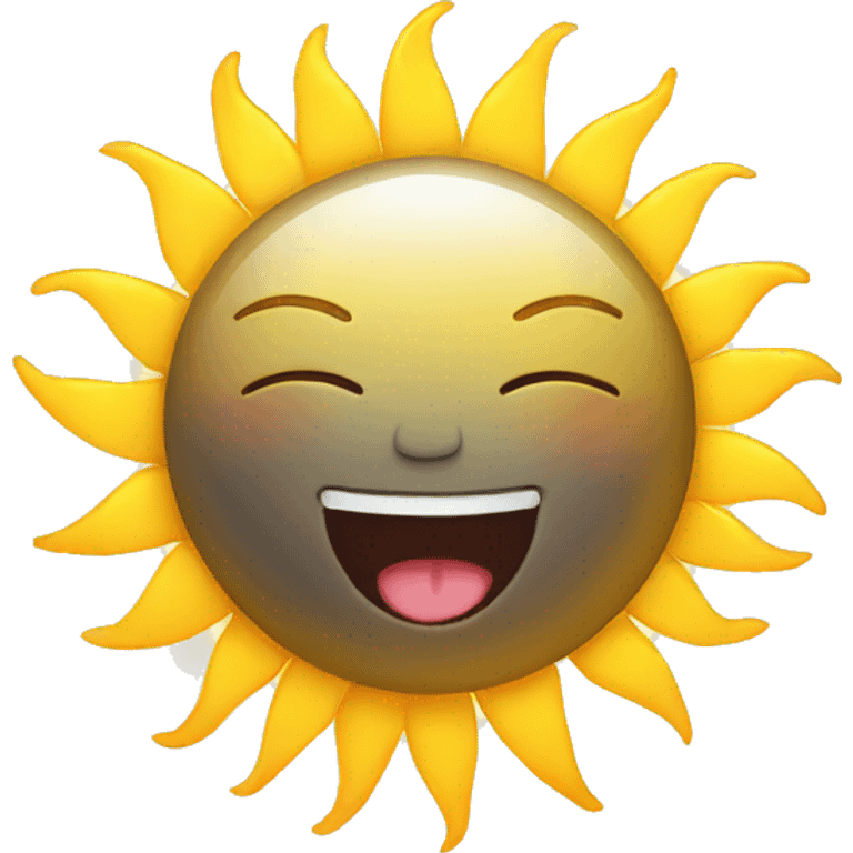 cute sun emoji