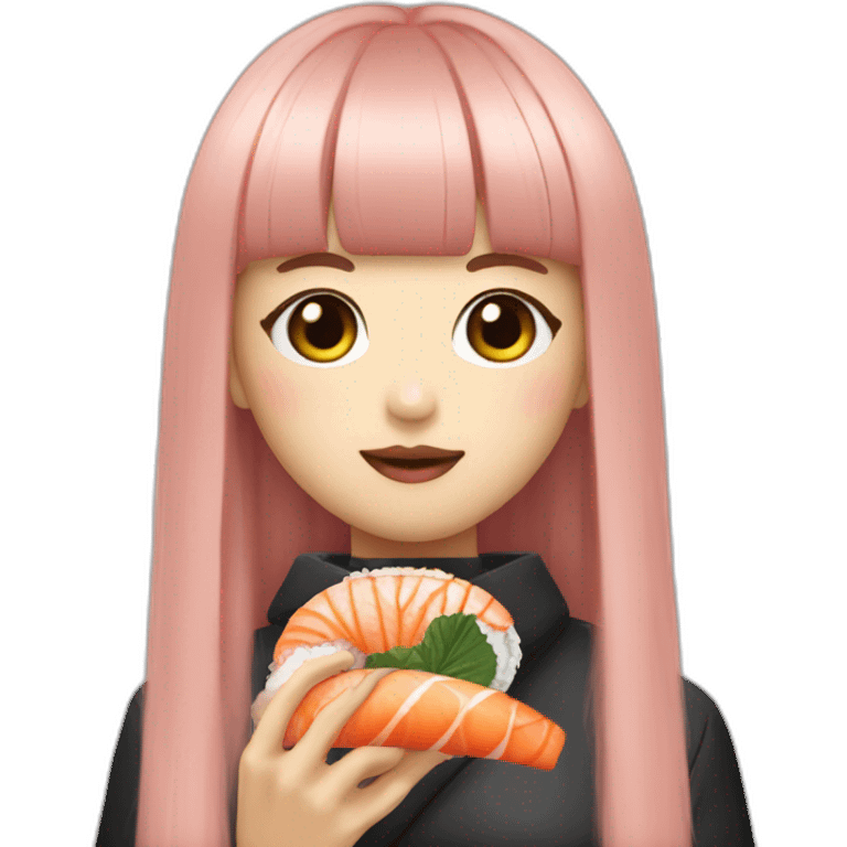 Sushi eat Lalisa Manoban emoji