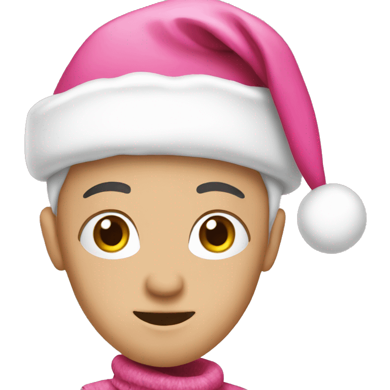 Pink Christmas  emoji