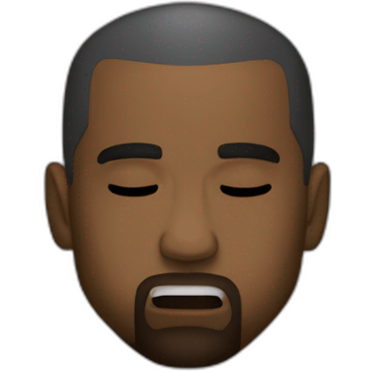 kanye west qui dort emoji