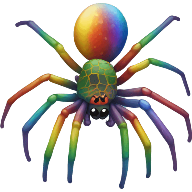 Rainbow spider  emoji