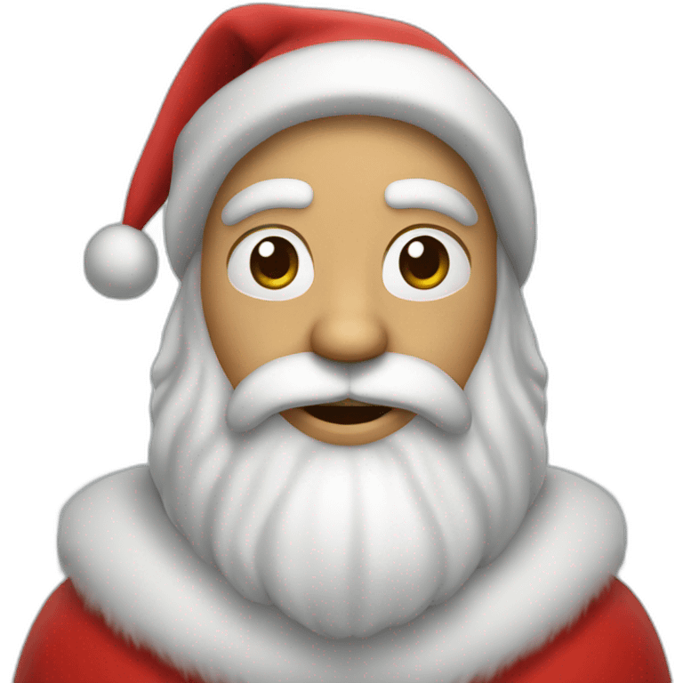 santa claus ebrio emoji