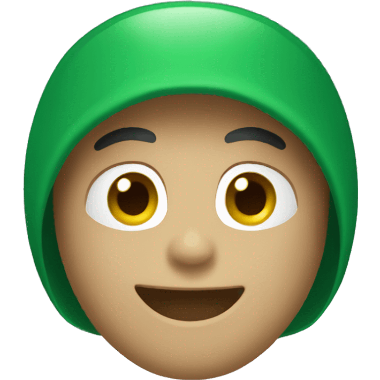 Green sport boo emoji