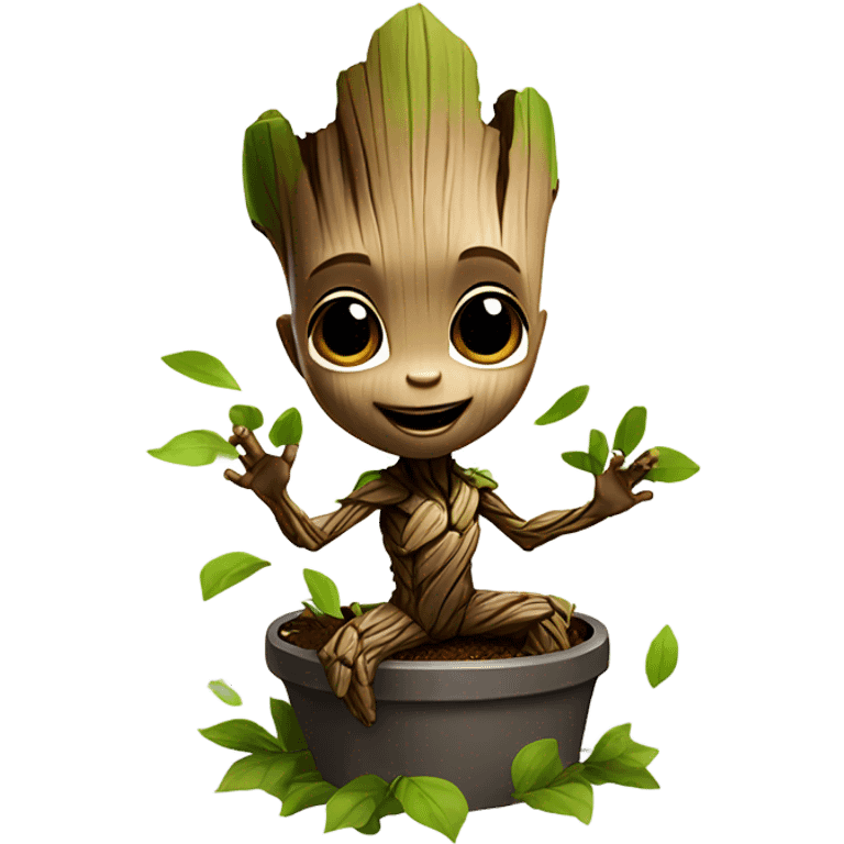 Baby Marvel groot emoji