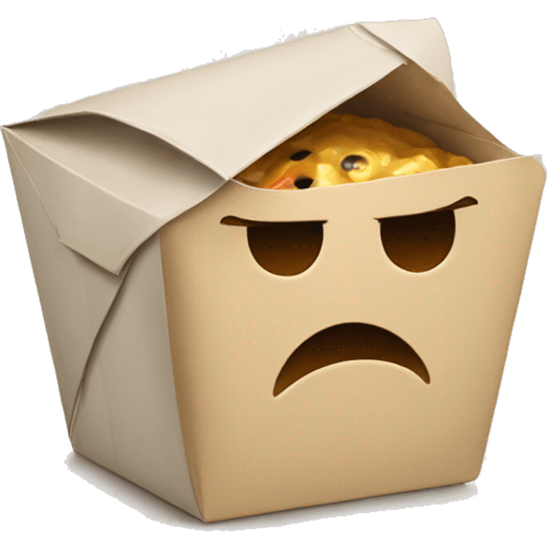 crying Chinese takeout  emoji