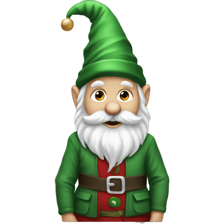 Christmas gnome emoji