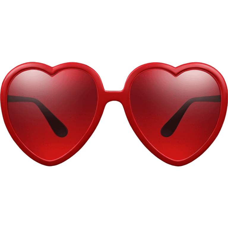 Red heart sunglasses emoji