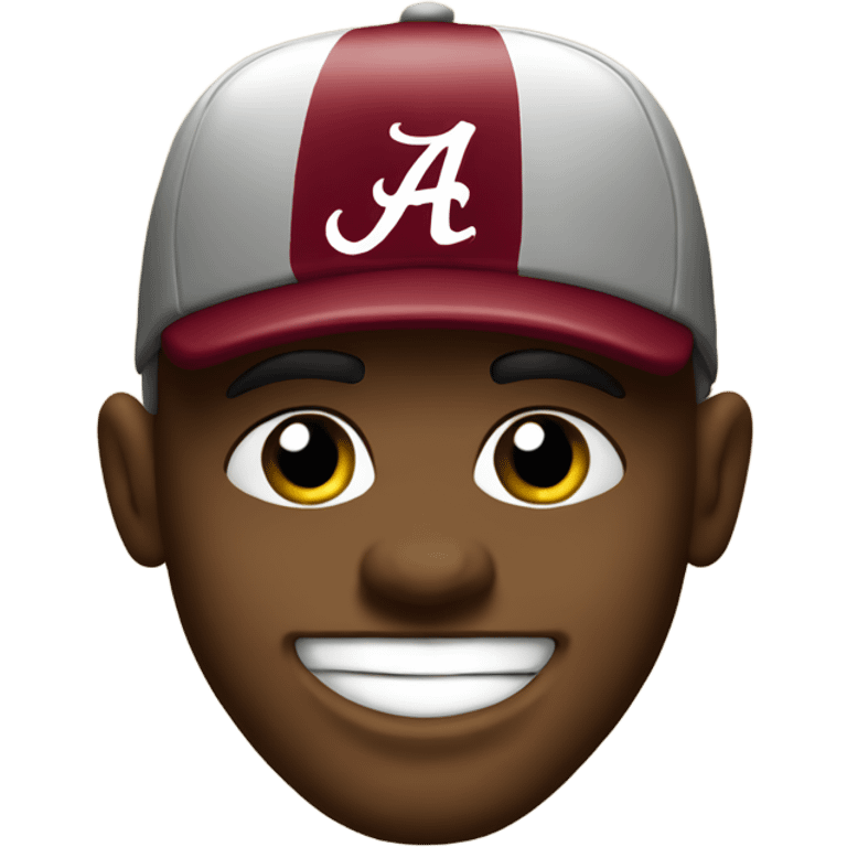 Alabama crimson tide fan emoji