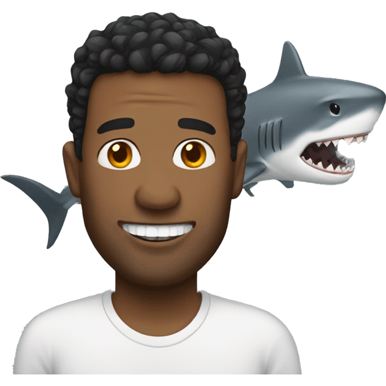 men with shark teeth emoji