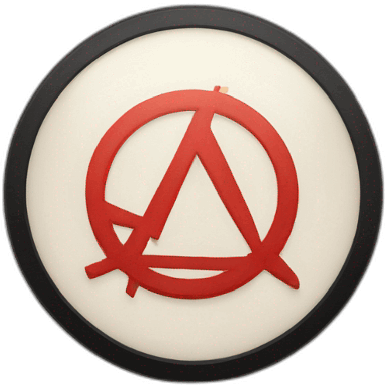 anarchist symbol emoji