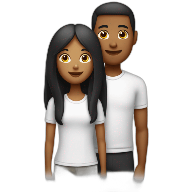 frere et soeur white emoji