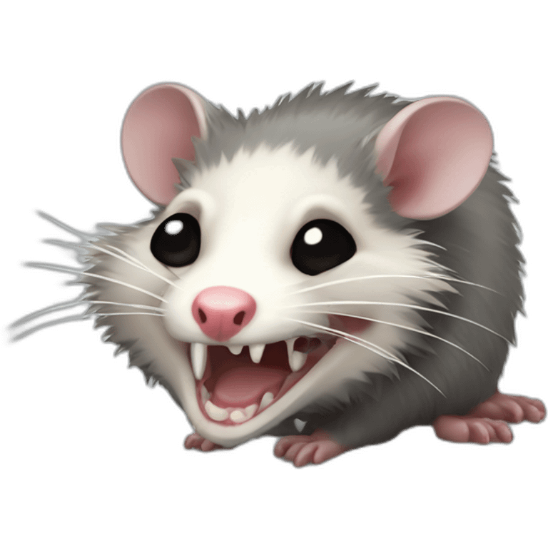 opossum dead emoji