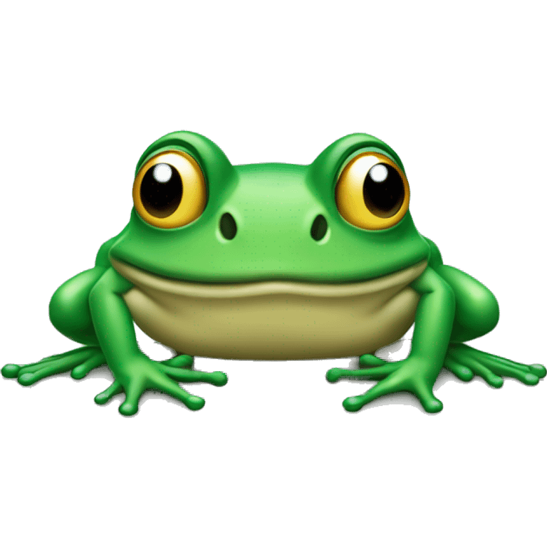 Grenouille qui rigole emoji